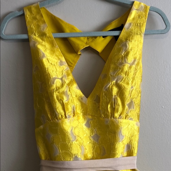 Beautiful BCBG Maxazria Golden Yellow Dress - Picture 2 of 6